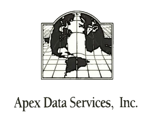 Apex Data Services original logo circa 1988. 